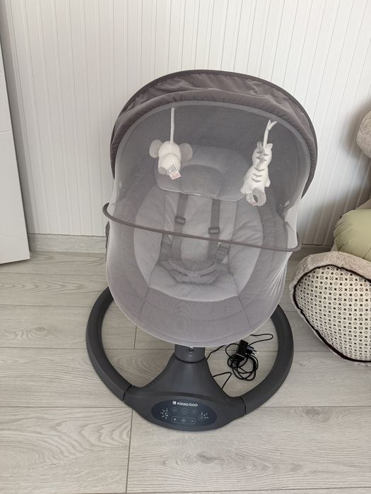 Kikkaboo Електрическа люлка Codie Dark Grey