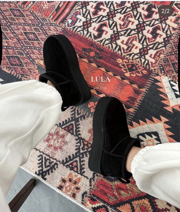 Черные женские угги 36 размер