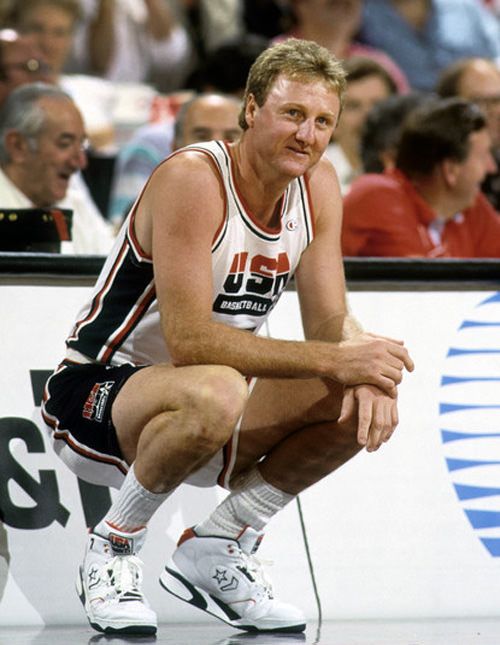 Mitchell & Ness Authentic Jersey Team USA 1992 #7 Larry Bird - М