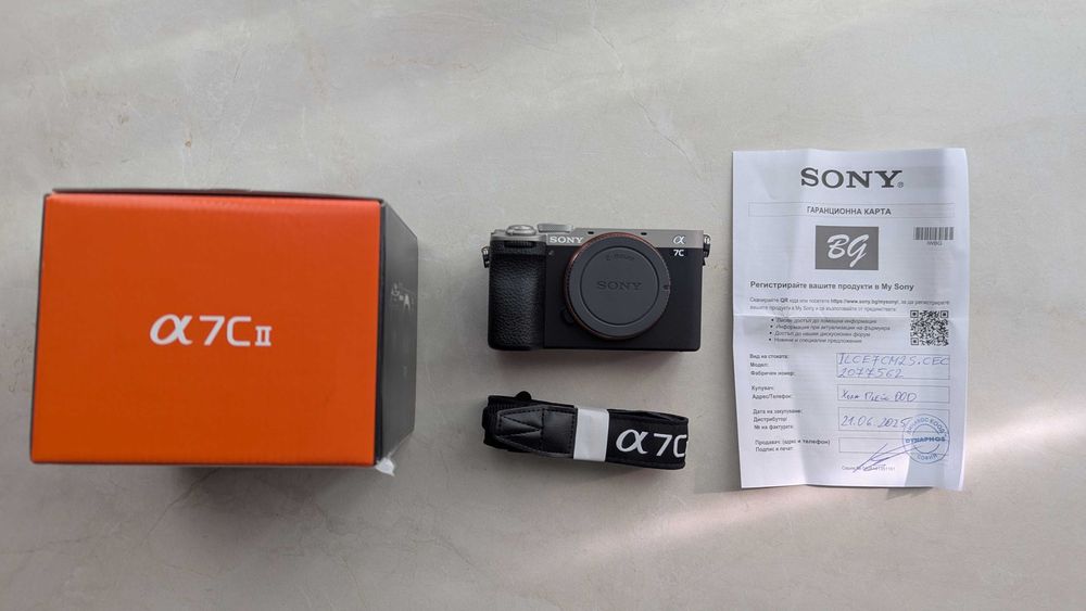 Sony a7C II в гаранция