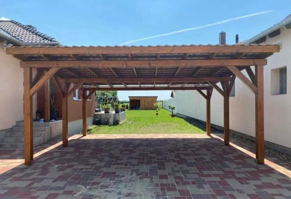 Навесы из дерево