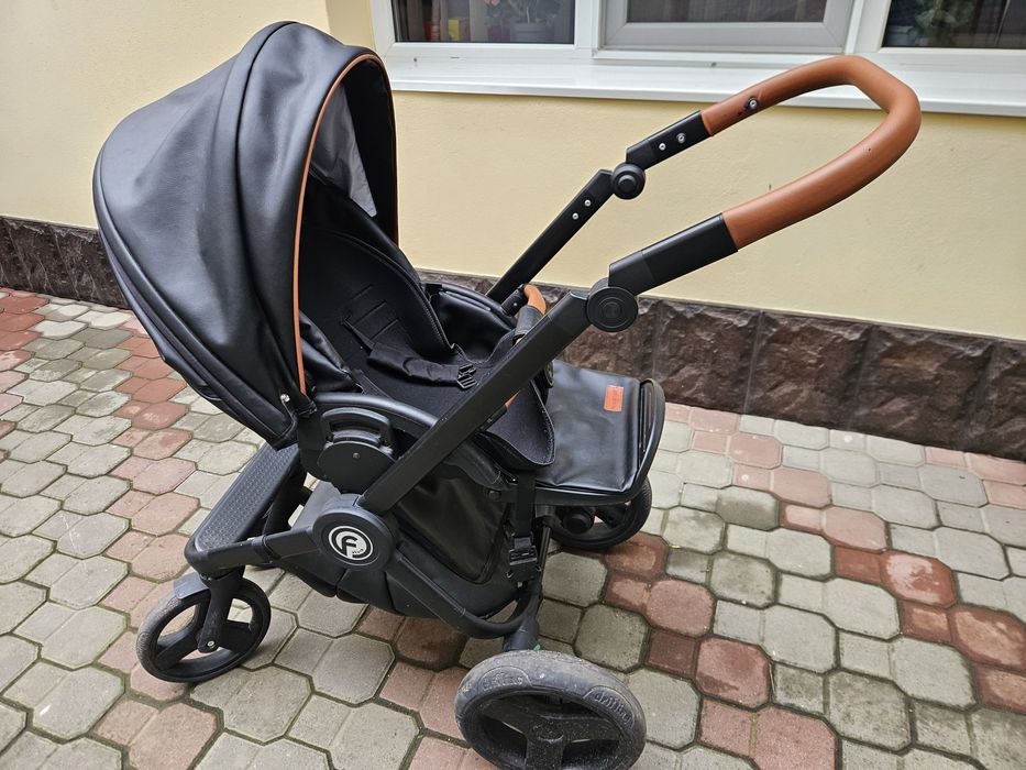 Carucior copii Krausman topaz lux - Negru