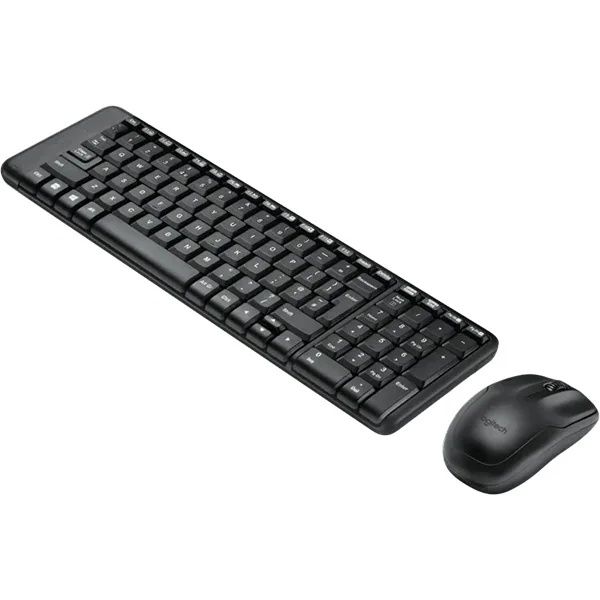 Tastatura wireless slim Logitech MK225 + mouse