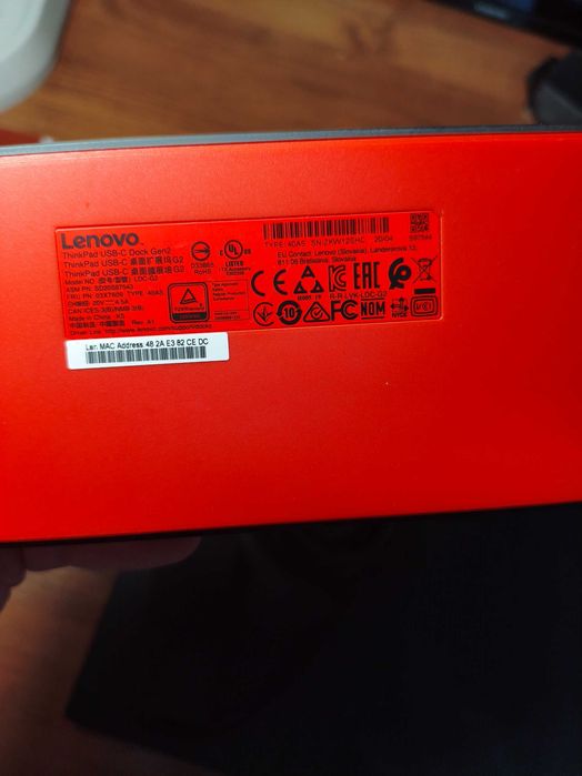 Thinkpad t490s + Док станция