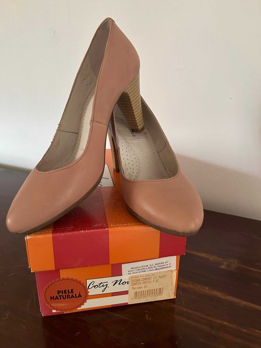 Pantofi de piele, damă mărime 39