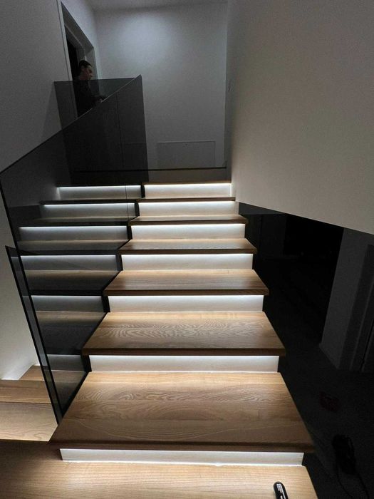 Balustrada scara sticla securizata