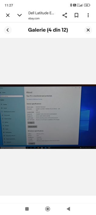 Laptop Dell Latitude e6540 - i7-4610m/ 8gb Ram/256gb SSD/Baterie OK