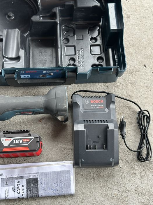 BOSCH GWS 18V-10 SC Made in Germany