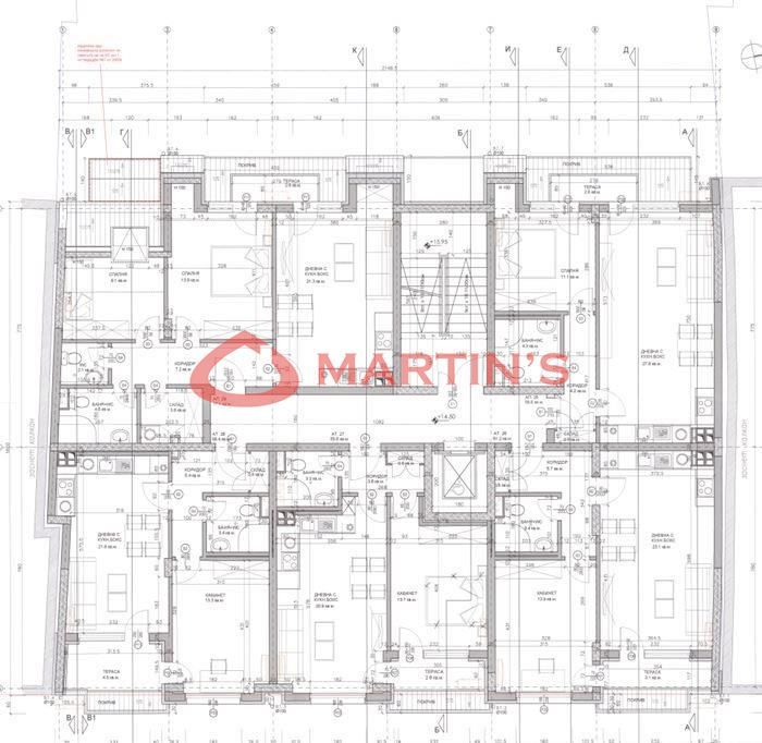 3-стаен в София-Зона Б19 площ 85 цена 221000