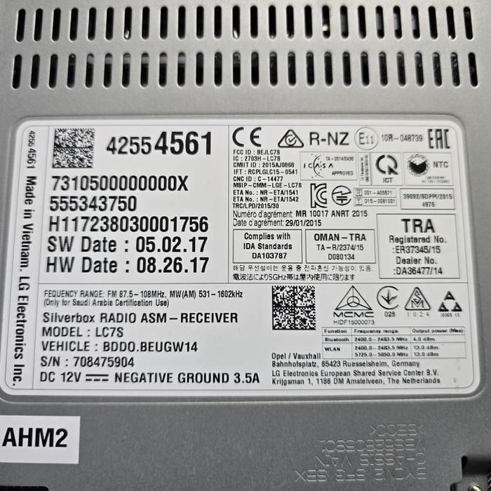 Navigatie multimedia cu ecran si silverbox Opel Astra K