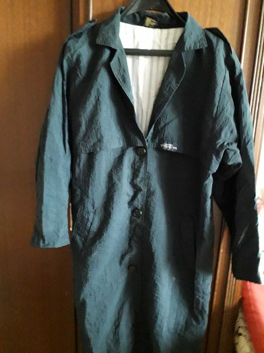 Дамски черен шлифер с подплата Tiger