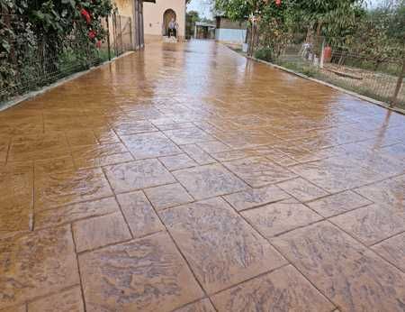 Beton amprentat si elicopterizat