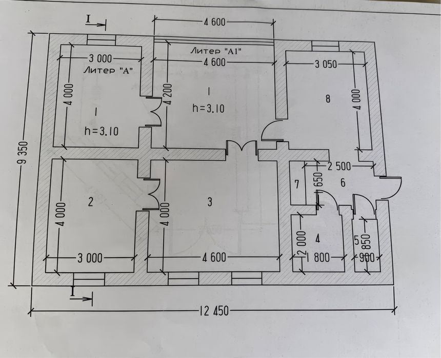 Большой дом ( город Самарканд ) 116 м+ гараж 40 м на участке 4 сотки