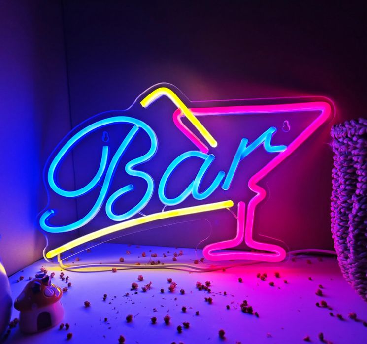 Неон, неоновая вывеска, Neon, 24/7