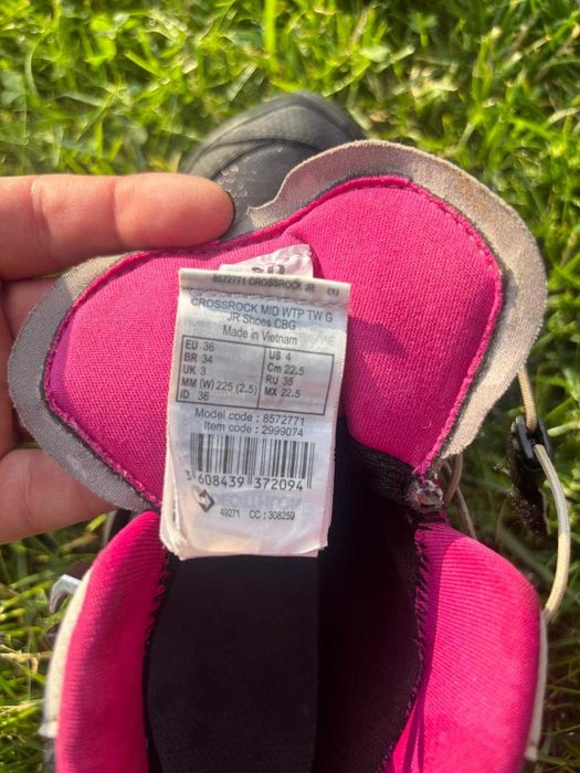 Quechua | Bocanci drumeție impermeabili copii | EU 36