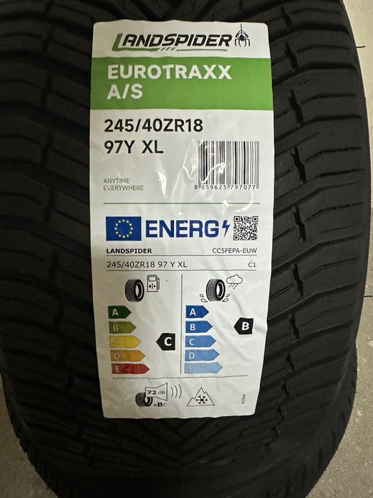 Всесезонен спорт пакет LANDSPIDER EUROTRAXX A/S 225/45R18 245/40R18 БОРД 2254518 2454018