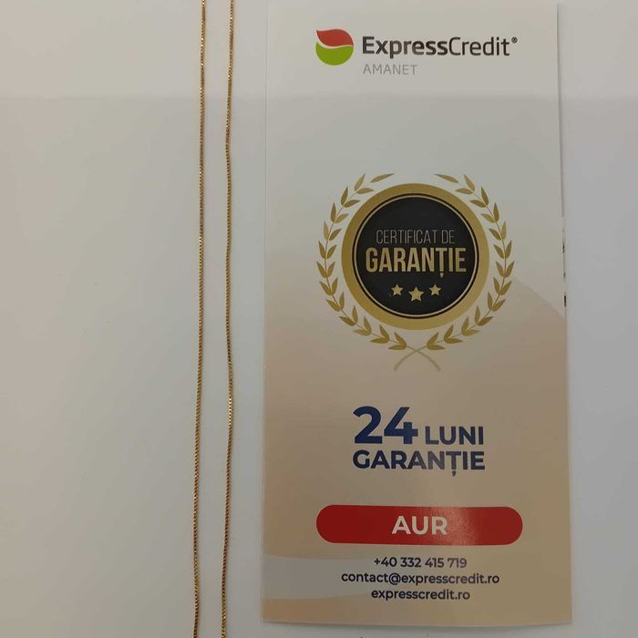 Lant aur 18k 1.77g (ag49 Esplanada b.7003) * 2 ani garantie