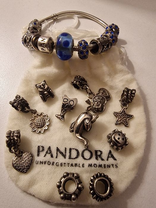 Pandora браслет + 20 шармиков