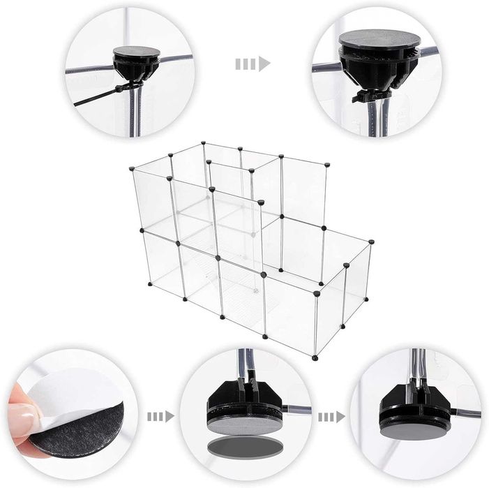 Țarc Modular pentru animale mici ,147 x 75 x 92 cm