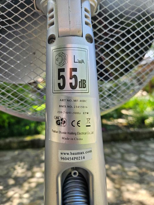 Вентилатор с неработещ механизъм за водна пара