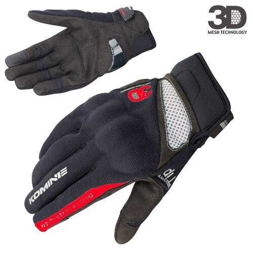 Мотоперчатки Komine Каспи РЭД