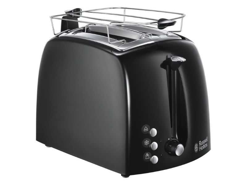 Тостер с Широки Слотове Russell Hobbs 22601-56, 850W, Черен