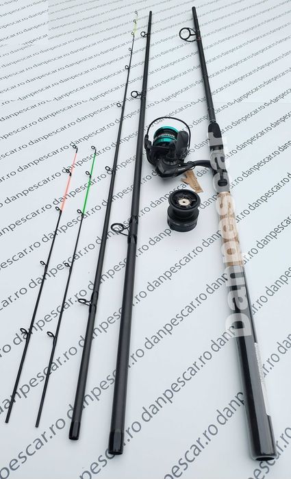 SET FEEDER Eastshark Lanseta SEEKER 3,60m A:180gr cu Mulineta NG4000
