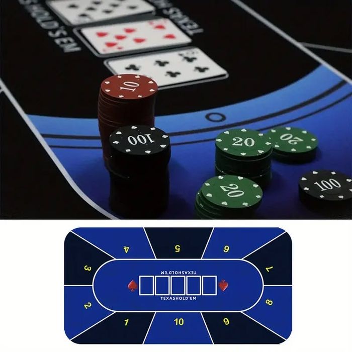 Коврик для игры пекер. Сукно для покер 120х60см. Poker ковер