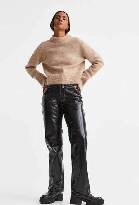 Новый Свитер тонкой вязки из мохера и шерсти H&M, размер L (48/54)