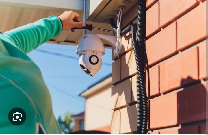 Монтаж и установка оборудования видеонаблюдения.