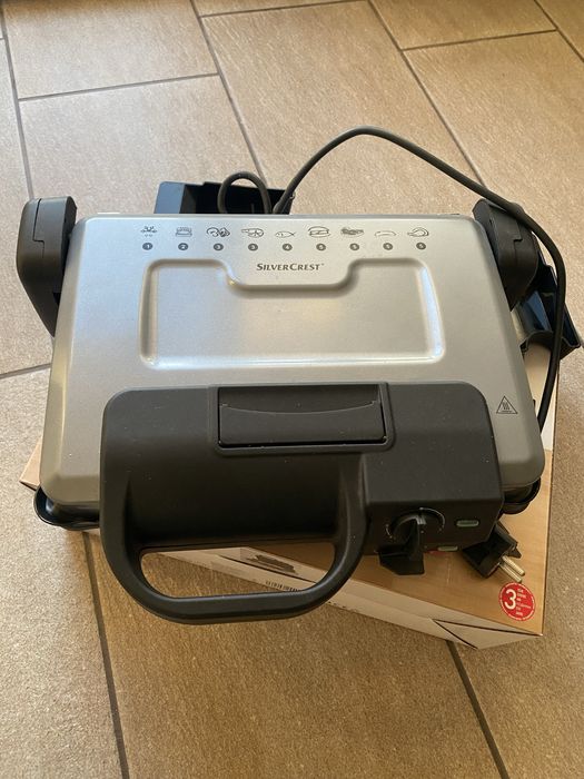 Grătar electric multifuncțional Silvercrest de 3 în 1