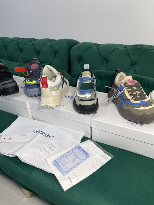 Adidasi Off White ODSY piele naturala Premium Full Box colectie noua