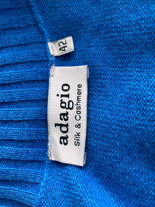 Adagio Cashmere Silk кашмир и коприна жилетка кашмирен пуловер 42
