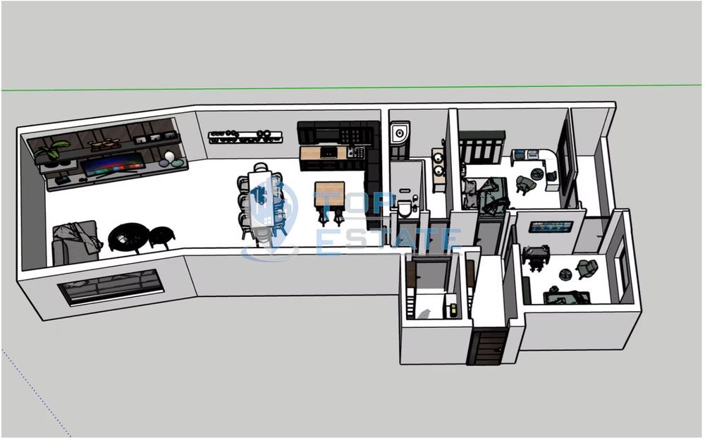 Продава се Тристаен апартамент в Велико Търново, Бузлуджа - 150 кв.м за 905 €/кв.м - Снимка #3