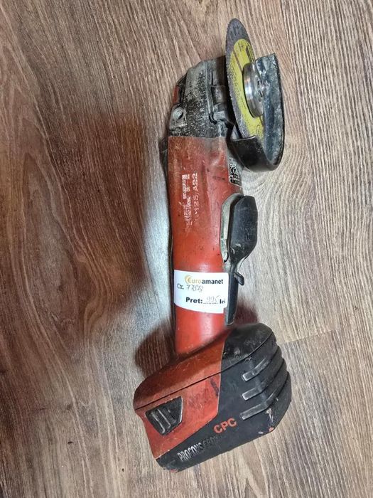 Polizor unghiular Hilti pe acumulator AG 125-A22 -P-