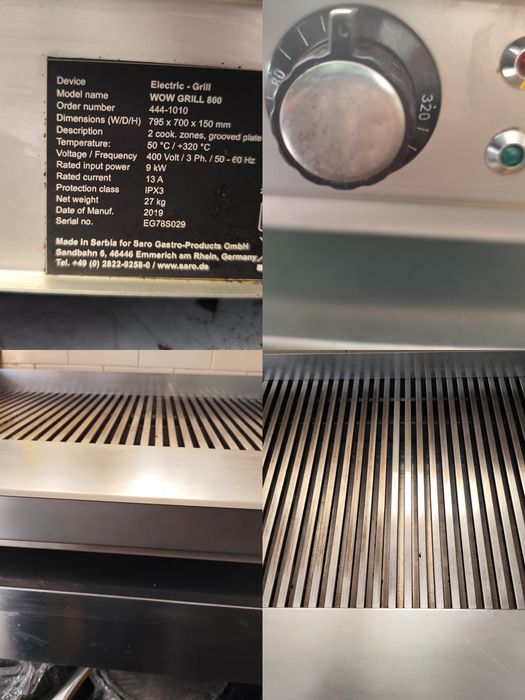 Grill  electric profesional burgeri , steak-uri   380 v