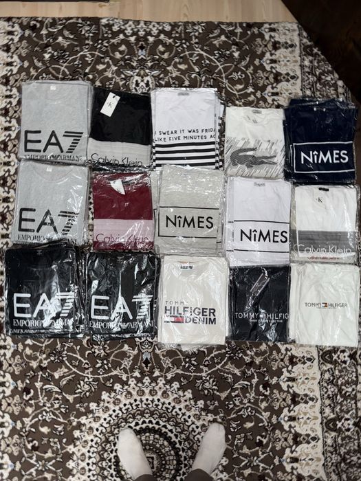Футболки Lacoste,Armani,Tommy Helfiger