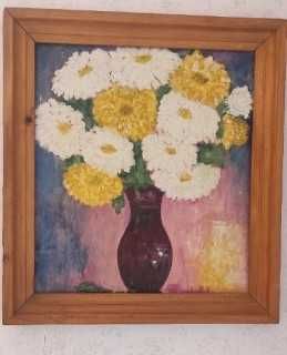 Рамкирана картина маслени бои, пловдивски художник