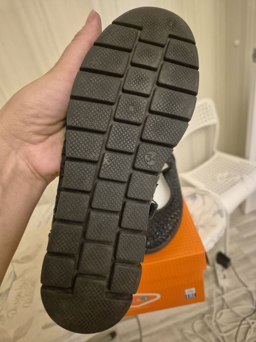 Туфли школьные кожаные для девочки, 34 размер