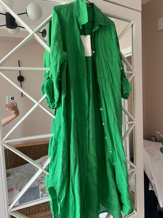 Лён платье ! Италия!