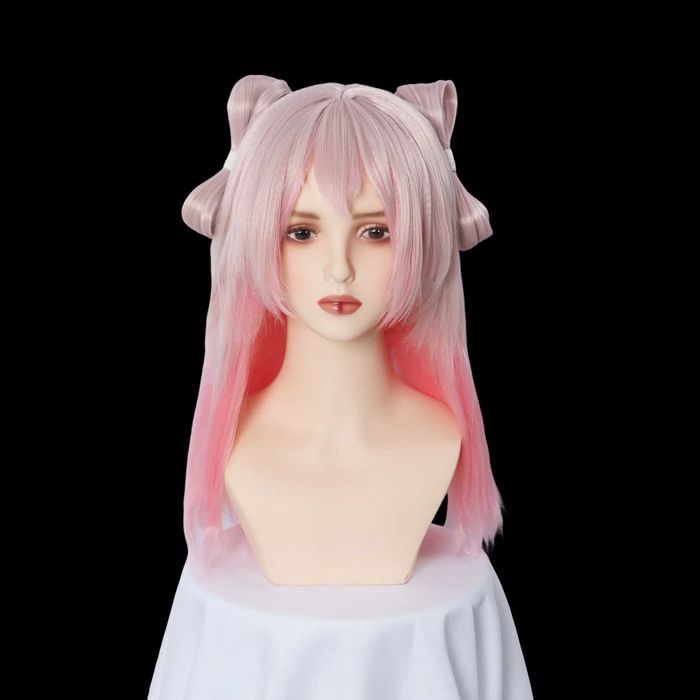 Аниме косплей розова перука Honkai Star Rail March high quality