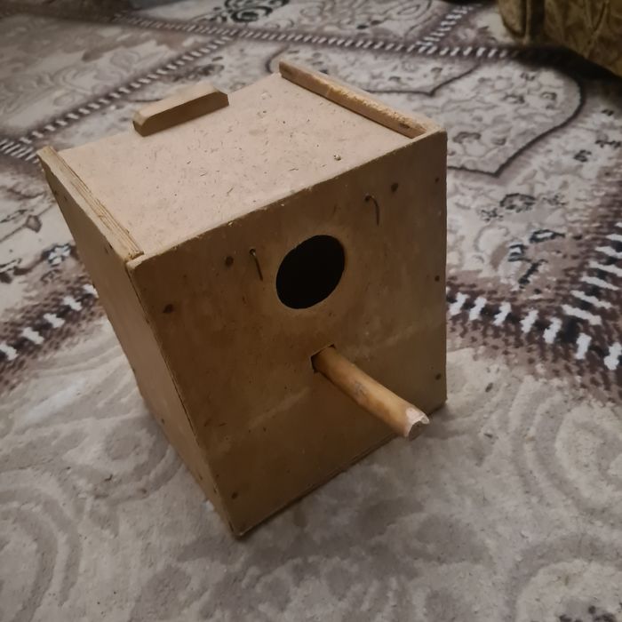 Домик для волнистых попугайчиков