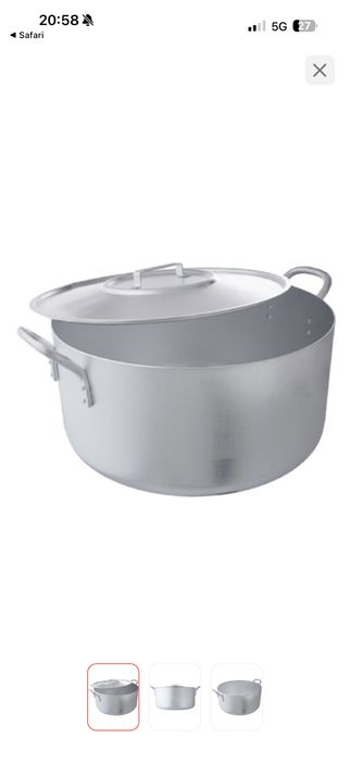 Продается кастрюля аллюминиевая 30 л бу