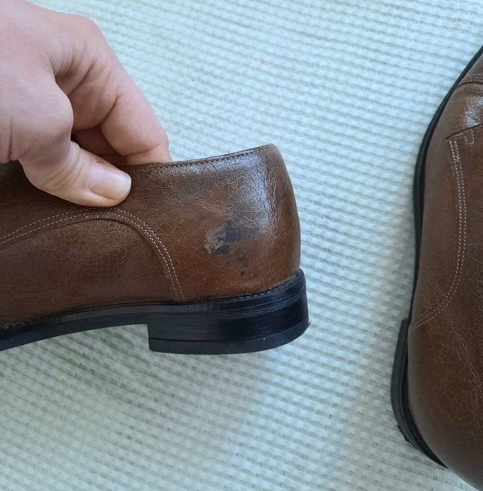 Pantofi cu siret piele 36