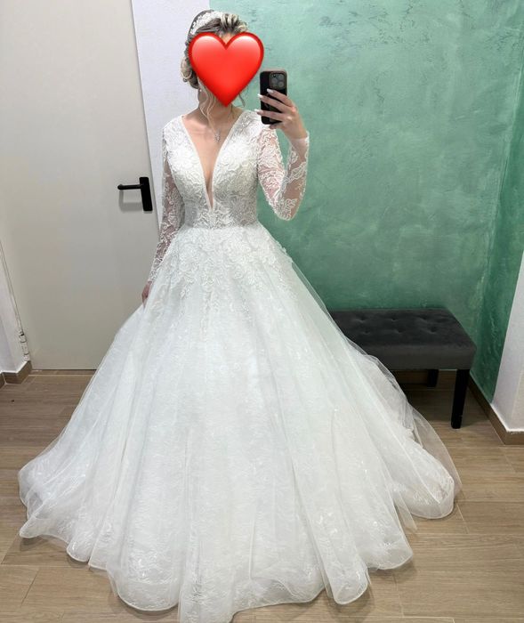 Rochie de mireasă tip prințesă