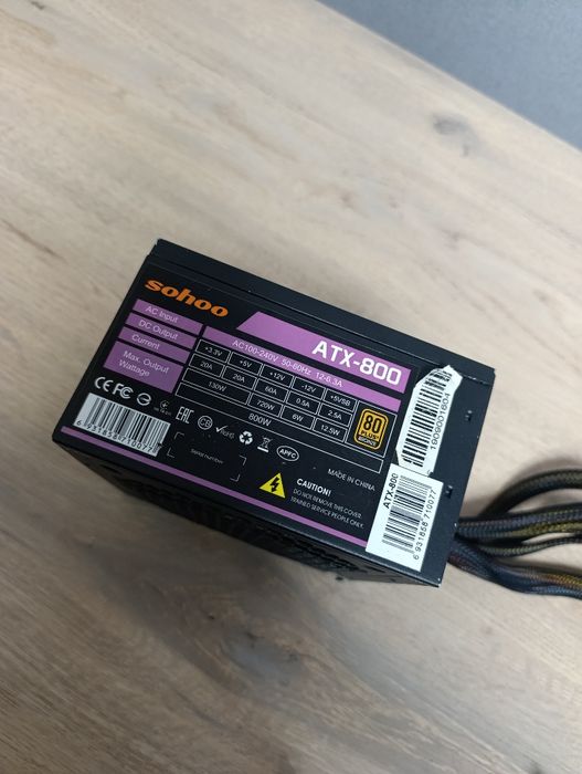 Блок питания Sohoo ATX-800