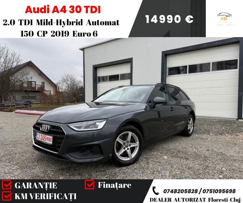 Audi A4 Audi A4 30 TDI Mild-Hybrid Automatic Model 2020 RAR Efectuat