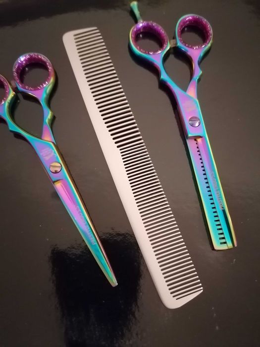 Set Foarfeci profesionale jaguar tuns filat pieptăn 5,5