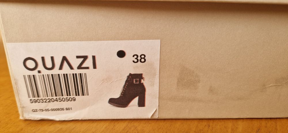 Велурени боти QUAZI  38 номер
