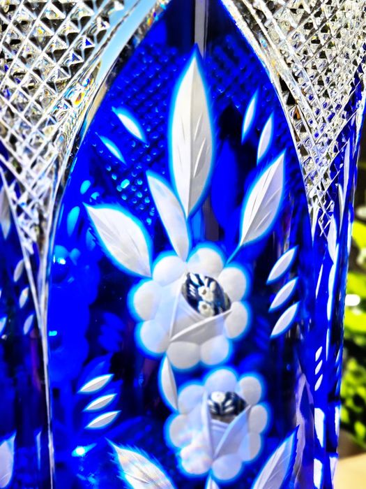 Голяма ваза от оловен кристал